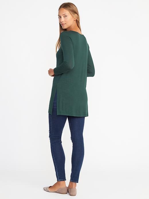 Image number 2 showing, Relaxed Cross-Strap Tunic for Women