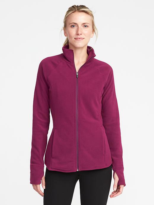 View large product image 1 of 1. Micro Fleece Full-Zip Jacket for Women