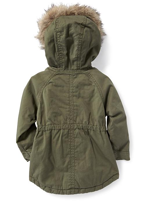 View large product image 2 of 4. Hooded Field Jacket for Toddler Girls