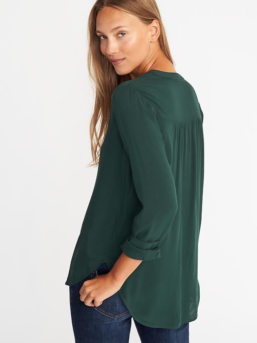 Image number 2 showing, Relaxed Lightweight Tunic for Women