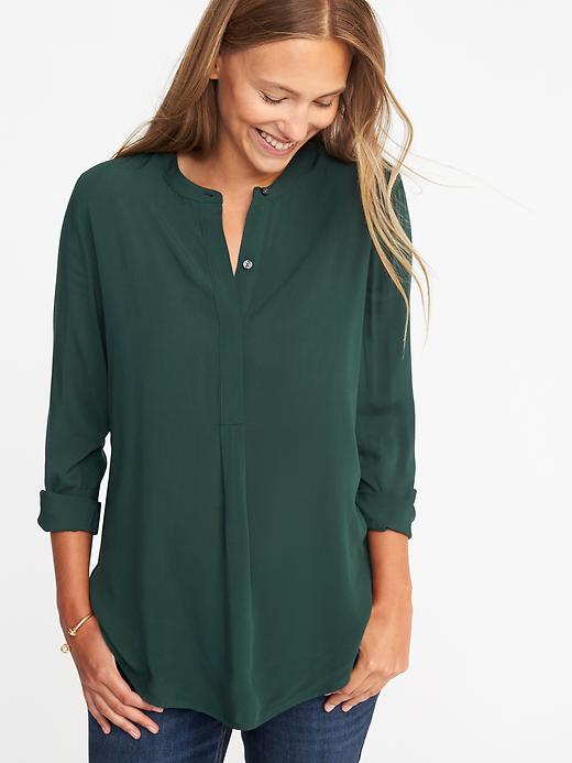 Image number 4 showing, Relaxed Lightweight Tunic for Women