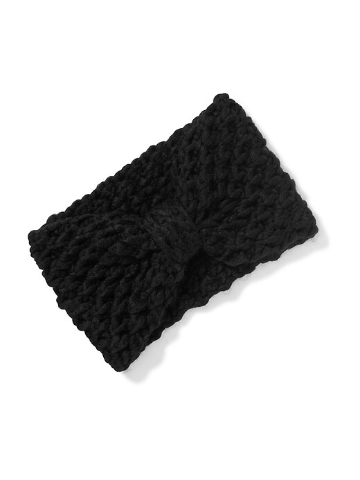 View large product image 2 of 2. Honeycomb-Knit Ear Warmer for Women
