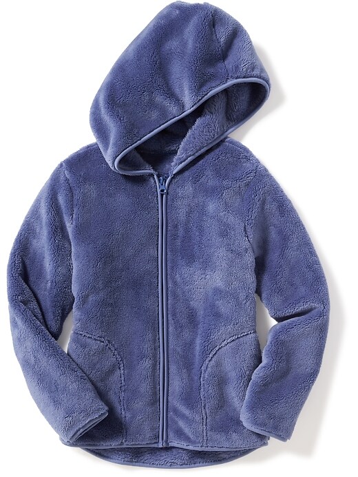 View large product image 1 of 2. Cozy Full-Zip Jacket for Girls