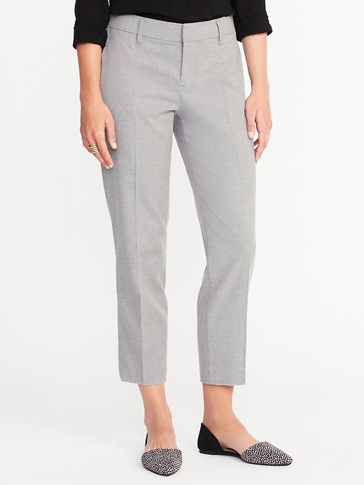 View large product image 1 of 2. Mid-Rise Fitted Harper Pants for Women