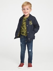 View large product image 3 of 4. Micro-Fleece-Lined Jacket for Toddler Boys