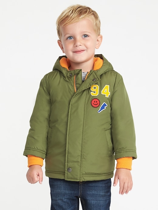 View large product image 1 of 4. Embroidered-Patch Jacket for Toddler Boys