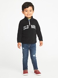 View large product image 3 of 4. Logo Performance Fleece 1/4-Zip Pullover for Toddler Boys
