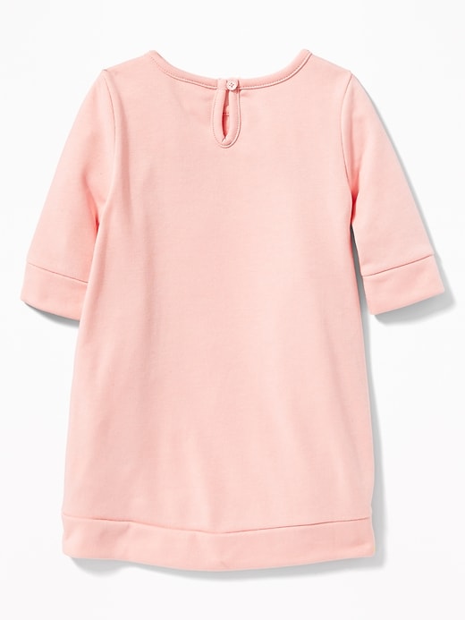 View large product image 2 of 3. Zip-Pocket French-Terry Dress for Toddler Girls