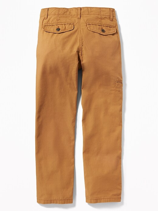 View large product image 2 of 3. Slim Ripstop-Canvas Utility Pants for Boys