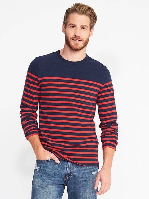 View large product image 1 of 1. Mariner-Stripe Tee for Men