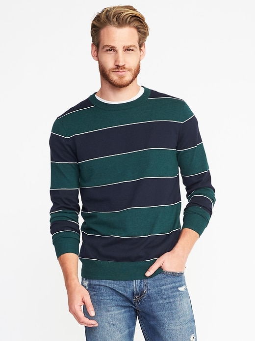 Image number 1 showing, Crew-Neck Sweater for Men