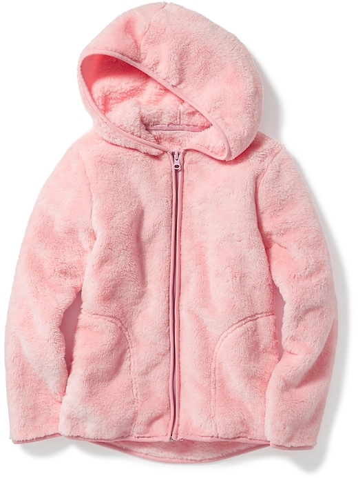 View large product image 1 of 1. Cozy Full-Zip Jacket for Girls