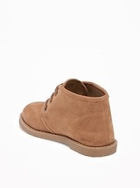 View large product image 3 of 4. Sueded Desert Boots For Toddler Boys