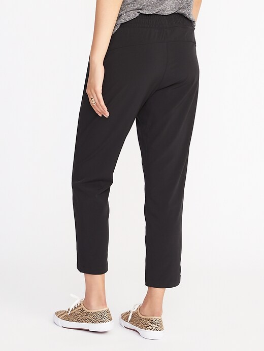 View large product image 2 of 2. Mid-Rise Semi-Fitted All-Day Pants for Women