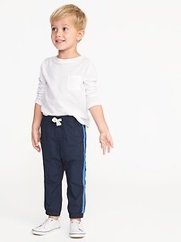 View large product image 3 of 3. Relaxed Side-Stripe Joggers for Toddler Boys