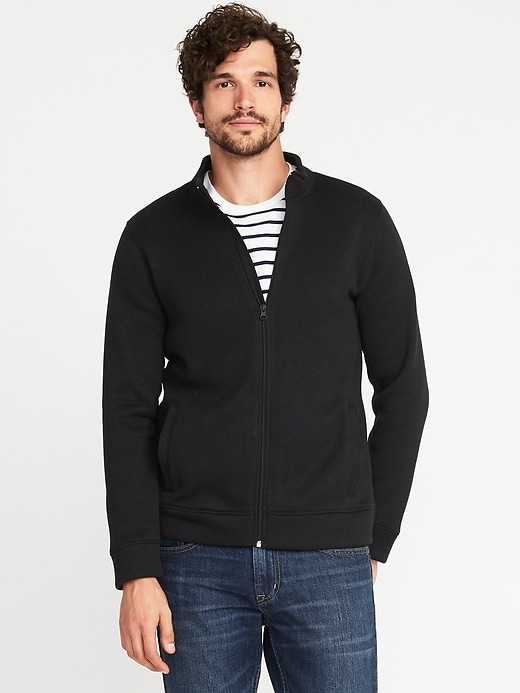 Image number 1 showing, Sweater-Fleece Zip-Front Jacket for Men