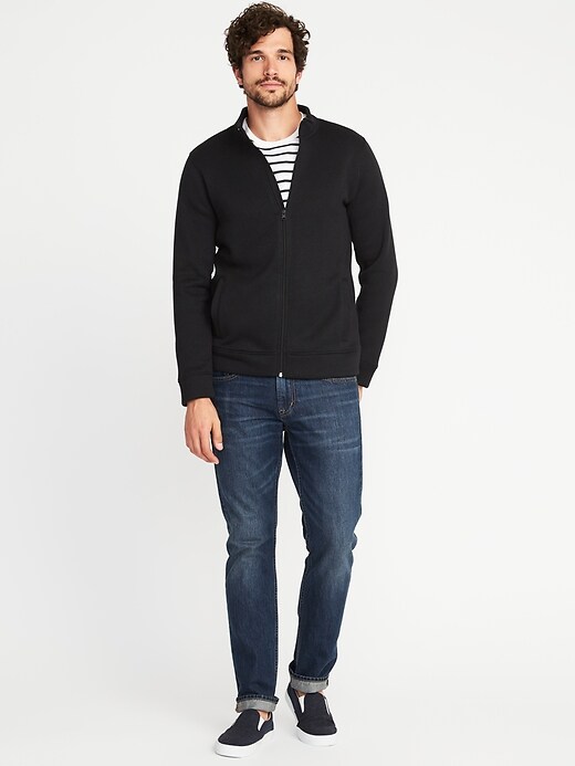 Image number 3 showing, Sweater-Fleece Zip-Front Jacket for Men