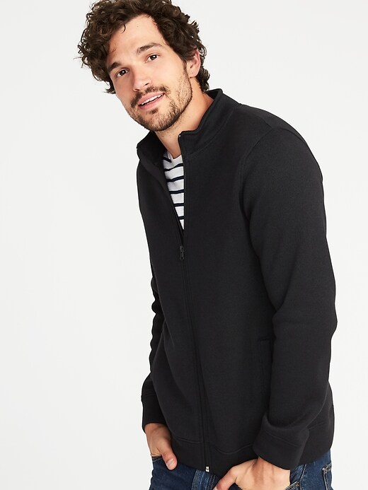 Image number 4 showing, Sweater-Fleece Zip-Front Jacket for Men