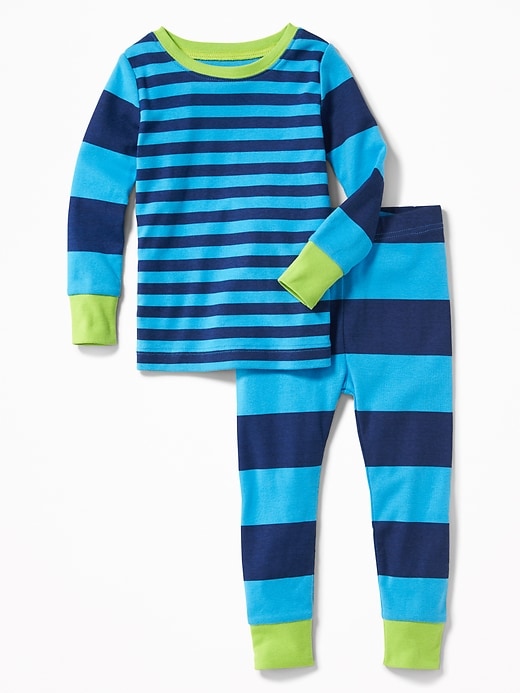 View large product image 1 of 1. Striped Sleep Set For Toddler & Baby