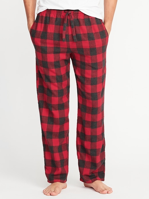 View large product image 1 of 1. Patterned Flannel Sleep Pants for Men