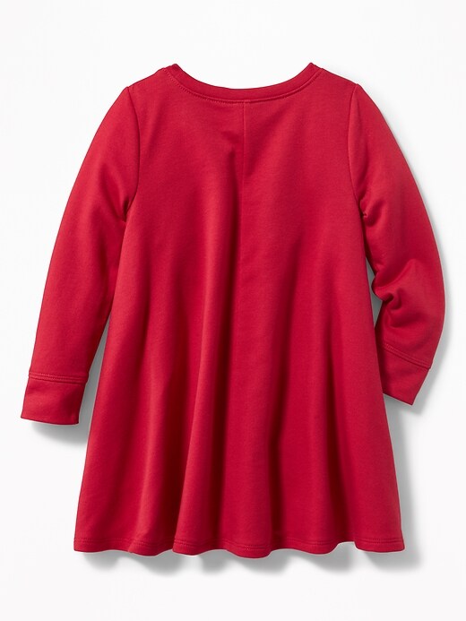 View large product image 2 of 3. French-Terry Sweatshirt Dress for Toddler Girls