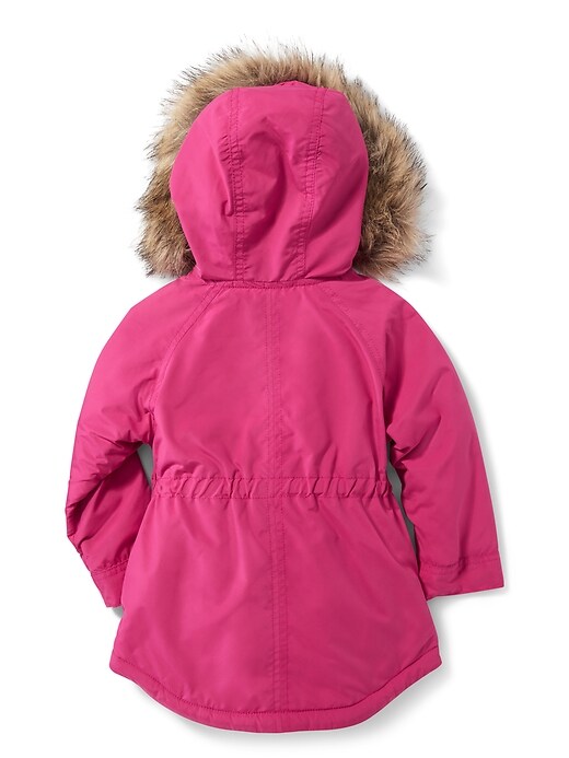 View large product image 2 of 4. Hooded Faux-Fur Parka for Toddler Girls