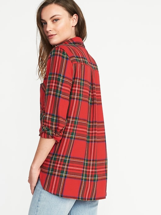 Image number 2 showing, Classic Flannel Shirt for Women