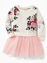 View large product image 3 of 3. Fleece 2-in-1 Tutu Dress for Toddler Girls