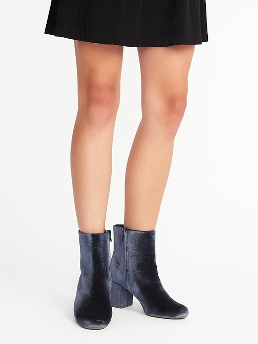 Image number 2 showing, Velvet Boots for Women