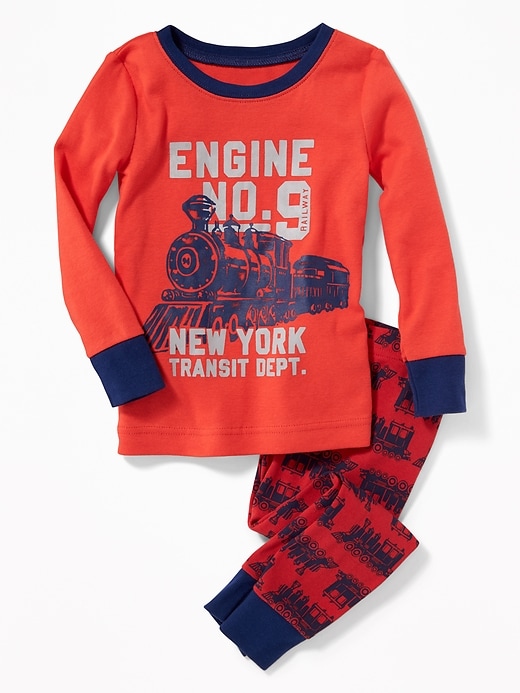 View large product image 1 of 1. "Engine No.9" Train Sleep Set for Toddler Boys & Baby