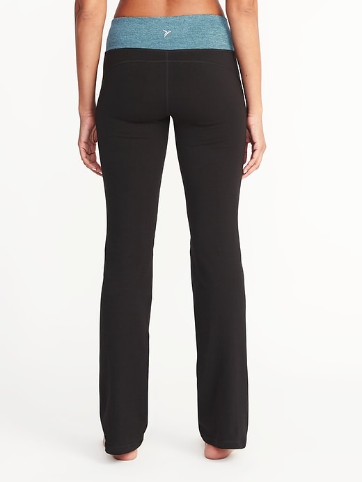 View large product image 2 of 3. Mid-Rise Boot-Cut Yoga Pants for Women