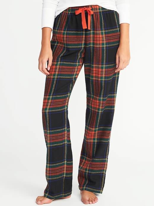 View large product image 1 of 1. Printed Flannel Sleep Pants for Women