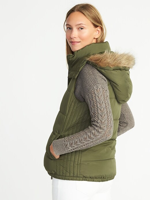 Image number 2 showing, Hooded Frost Free Vest for Women