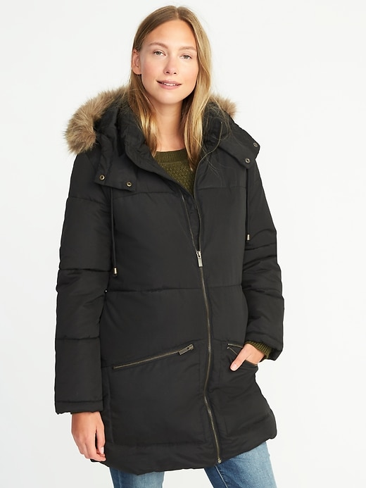 View large product image 1 of 1. Long Frost-Free Hooded Parka for Women