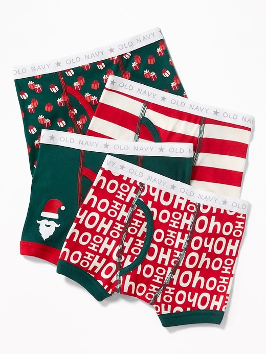 View large product image 1 of 1. Patterned Boxer-Briefs 4-Pack for Toddler Boys