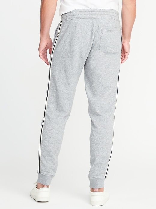 View large product image 2 of 2. Fleece Side-Stripe Pants for Men