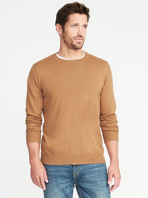 Image number 1 showing, Crew-Neck Sweater for Men