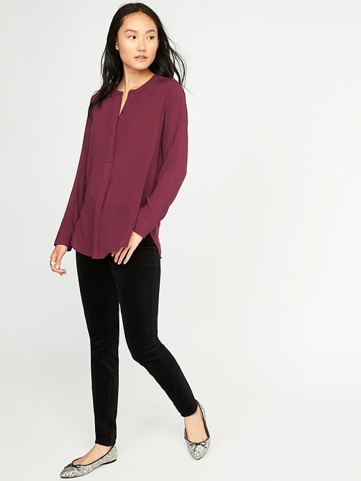 Image number 3 showing, Relaxed Lightweight Tunic for Women