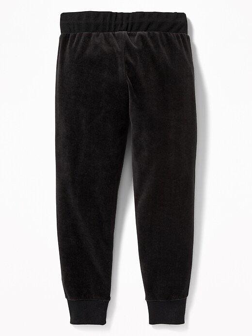View large product image 2 of 2. Velour Joggers for Girls