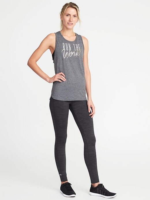 Image number 3 showing, Graphic Performance Muscle Tank for Women