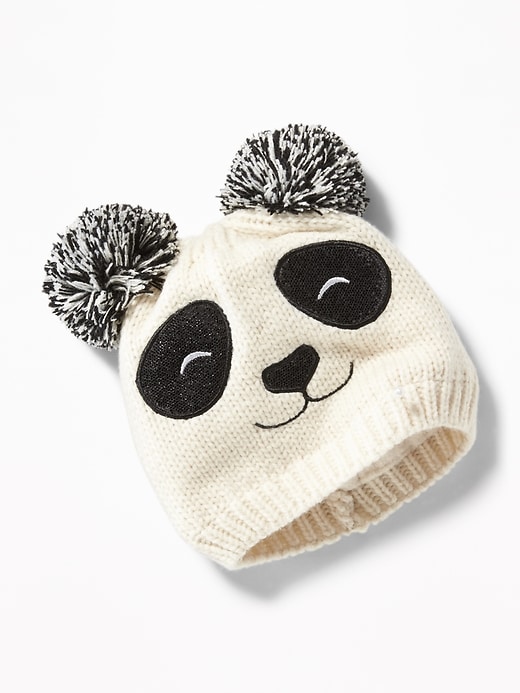 View large product image 1 of 1. Sweater-Knit Critter Beanie for Girls
