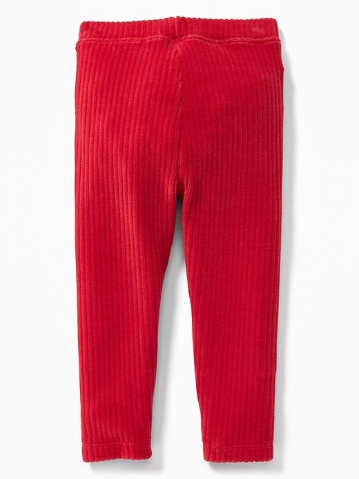 View large product image 2 of 2. Velour Rib-Knit Leggings for Toddler Girls