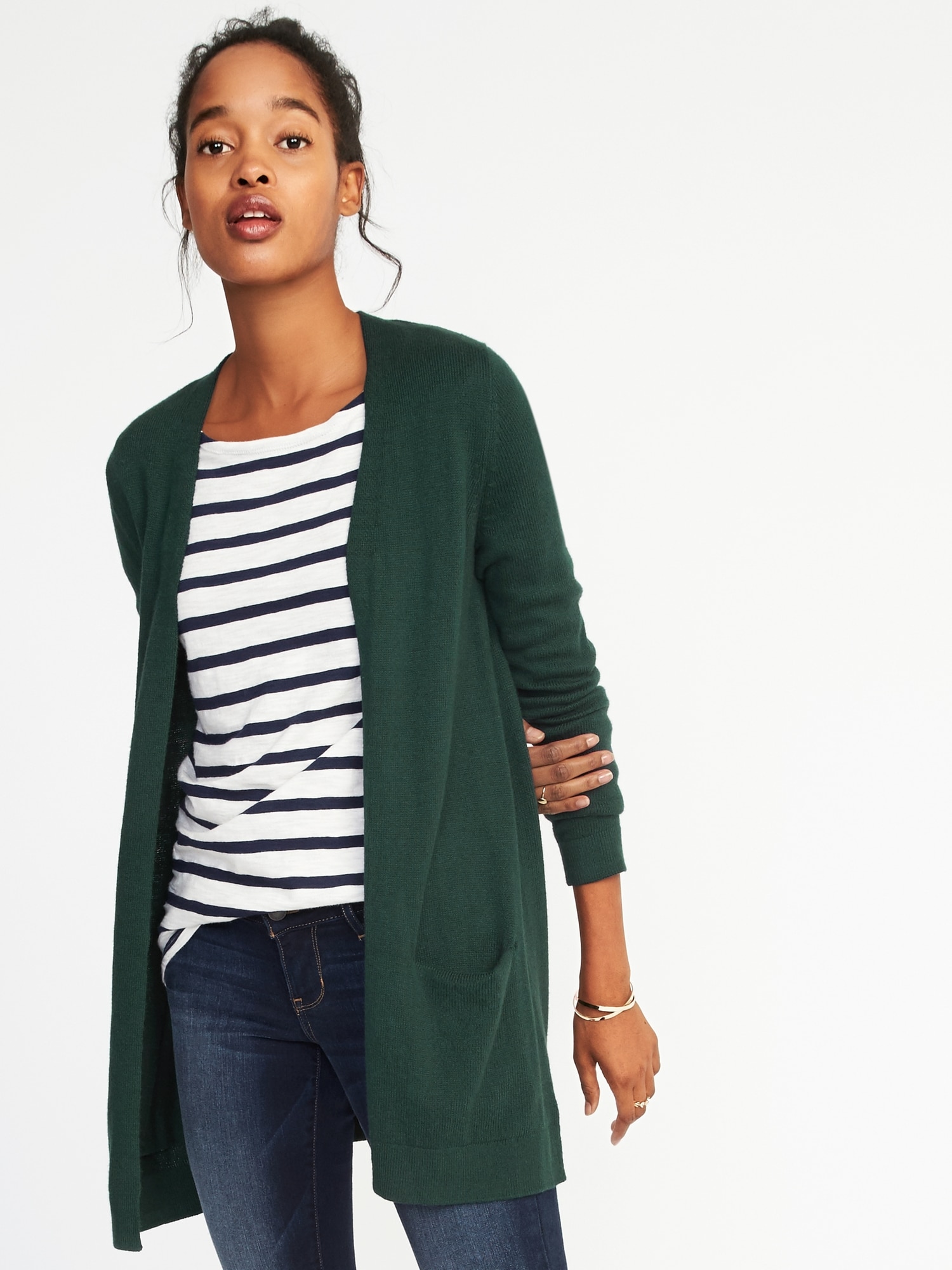 Open-Front Long-Line Sweater for Women | Old Navy