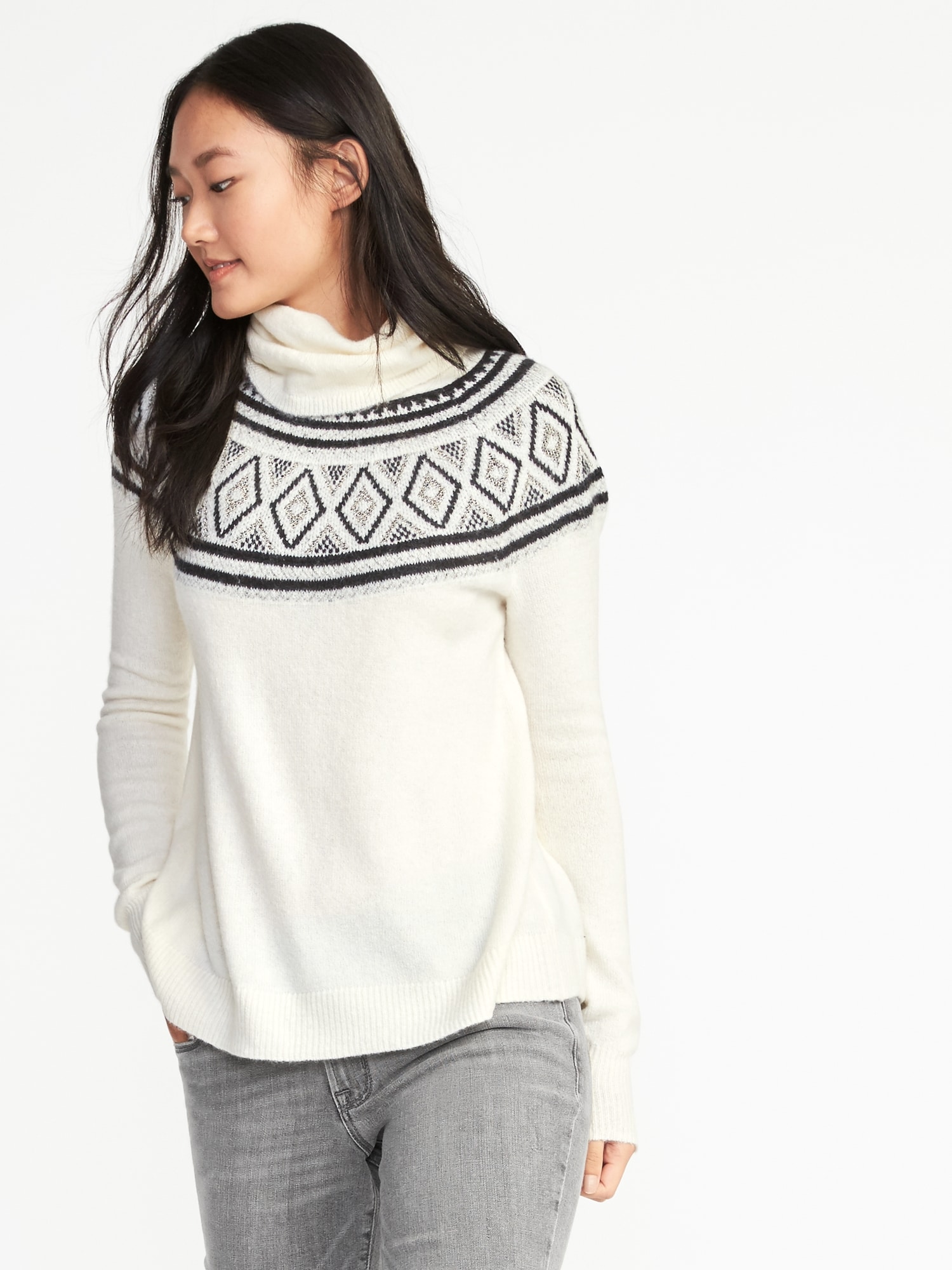 Brushed-Knit Turtleneck Sweater for Women | Old Navy
