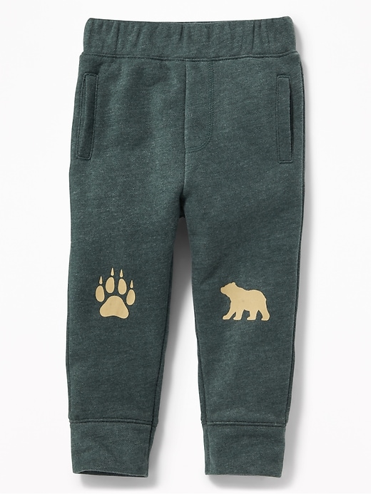 View large product image 1 of 1. Graphic Fleece U-Shaped Pants for Toddler Boys