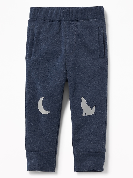 View large product image 1 of 2. Graphic Fleece U-Shaped Pants for Toddler Boys