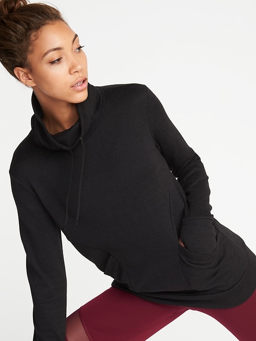 Image number 4 showing, Funnel-Neck Pullover Hoodie for Women