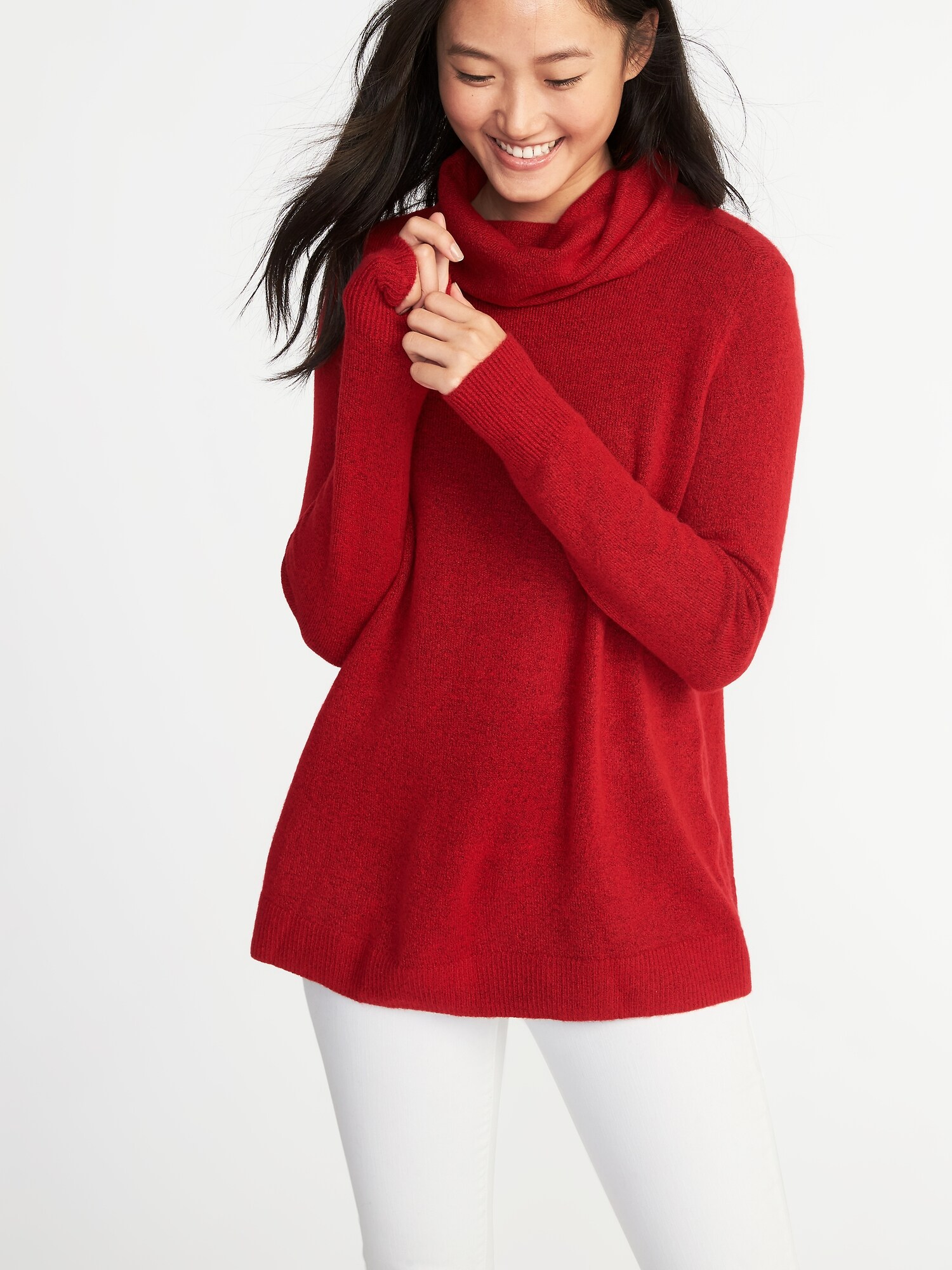 Classic Brushed-Knit Turtleneck Sweater for Women | Old Navy