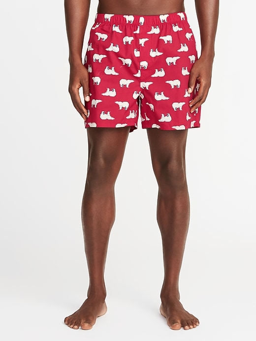 View large product image 1 of 1. Novelty-Print Boxers for Men
