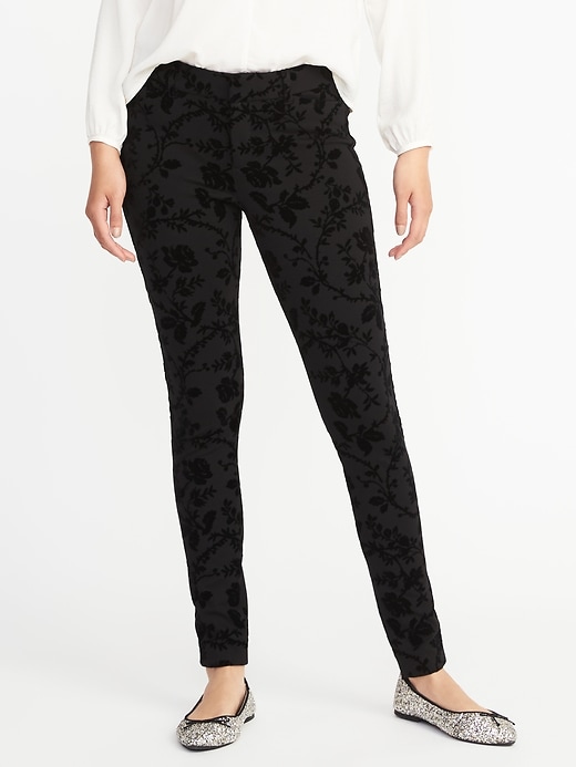 View large product image 1 of 2. Mid-Rise Pixie Full-Length Pants for Women